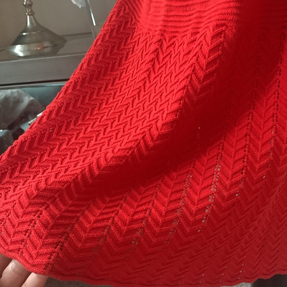 EUC Armani Exchange Red Knit dress. Sz. S/P. No call outs. - Picture 4 of 6